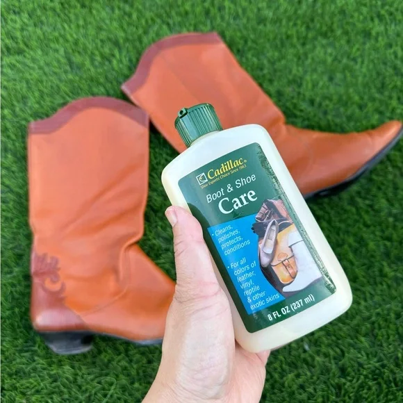 Vintage Gloria Vanderbilt Brown Leather Western Cowboy Fashion Boots (size 7.5) - Picture 11 of 12